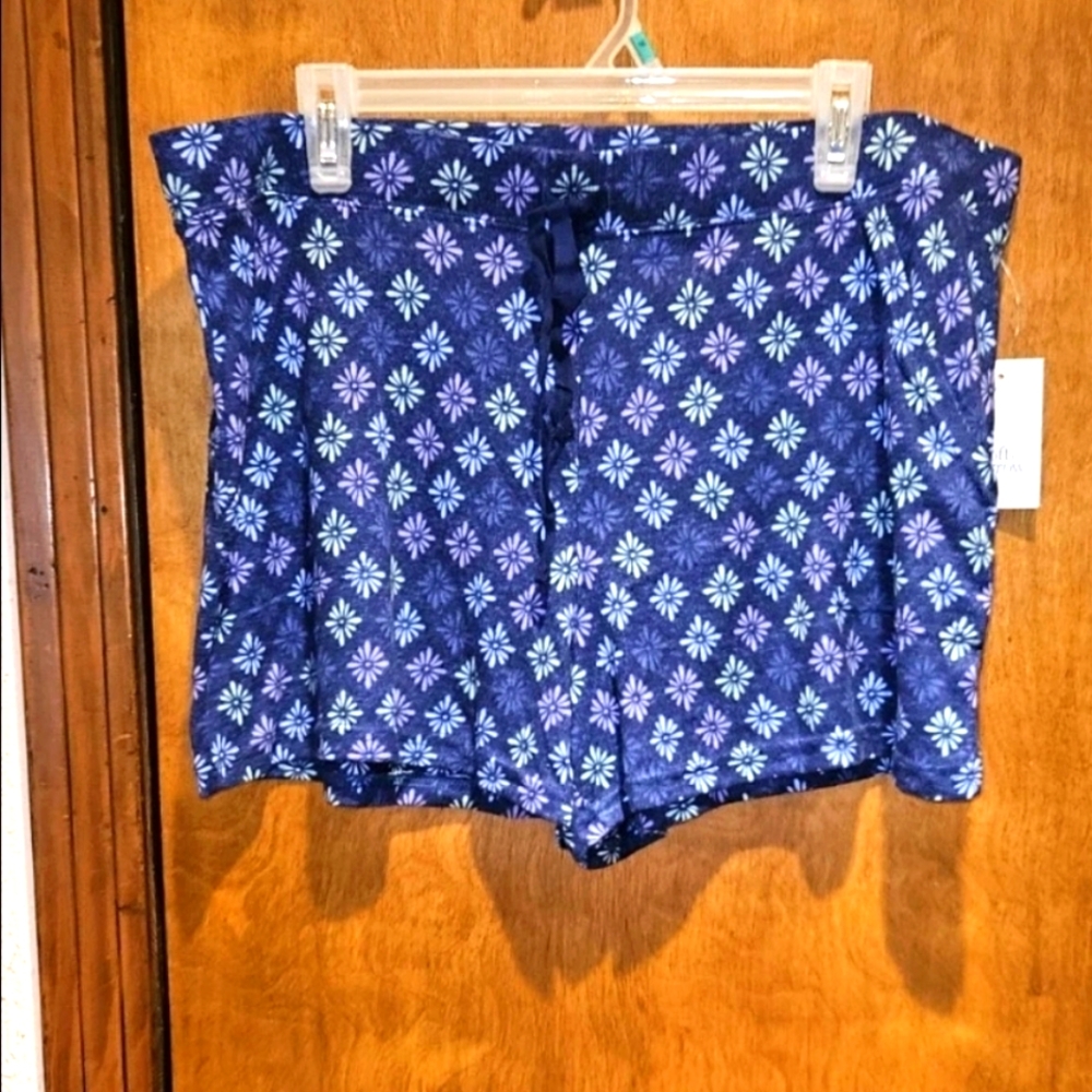 Croft & Barrow Sleepwear Ultra Soft Pajama Shorts With Pockets Plus SZ 2XL